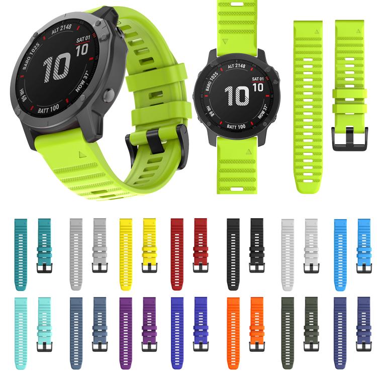 For Garmin QuickFit 22mm Kalebol Concave Texture Silicone Watch Band(Sky Blue) - free shipping - PMc TechLife - Order now!