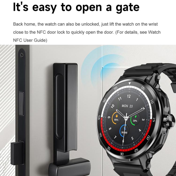 D11 1.46 inch 2 in 1 Bluetooth Earphone Smart Watch, Support Bluetooth Call / NFC / Heart Rate(Green) - free shipping - PMC TechLife - Order now!