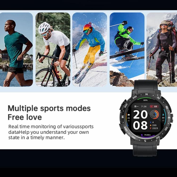Q10 Dual-mode Bluetooth Headphones Smart Watch,1.52 inch, Support Bluetooth Call / Heart Rate(Black) - free shipping - PMC TechLife - Order now!
