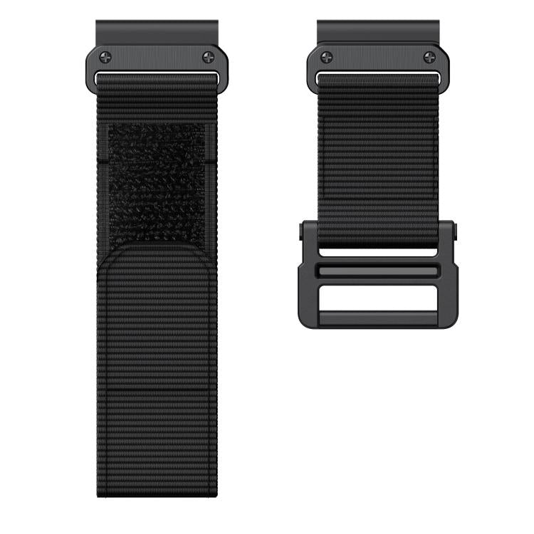 For Garmin QuickFit 26mm Kalebol Loop Nylon Buckle Watch Band(Black) - free shipping - PMc TechLife - Order now!