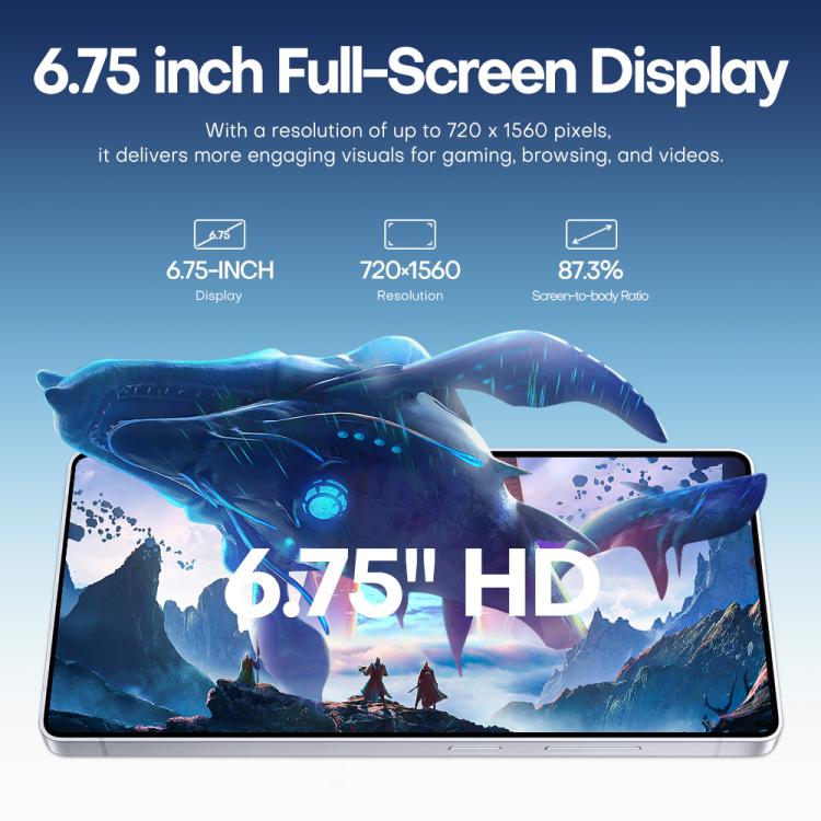 F10 / S25 Ultra, 2GB+16GB, 6.75 inch Android 8.1 MTK6753 Octa Core, Network: 3G, Dual SIM, Plug:US Plug(Titanium Grey) - free shipping - PMc TechLife - Order now!
