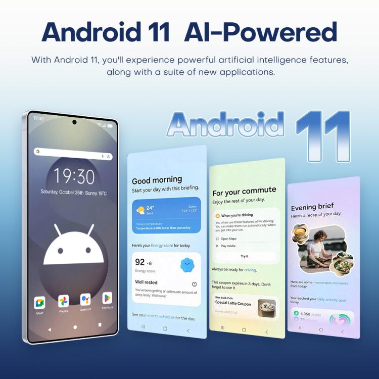F102 / S25 Ultra, 4GB+64GB, 6.75 inch Android 11 MTK6762 Octa Core, Network: 4G, Dual SIM, Support Wireless Charging, Plug:EU Plug(Titanium Grey) - free shipping - PMc TechLife - Order now!