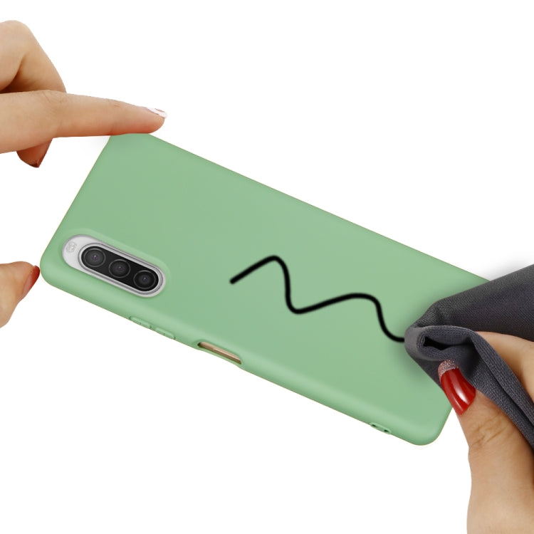For Sony Xperia 10 II Solid Color Liquid Silicone Dropproof Full Coverage Protective Case(Green) - Sony Cases by PMC TechLife | Online Shopping South Africa | PMC TechLife | Buy Now Pay Later Mobicred