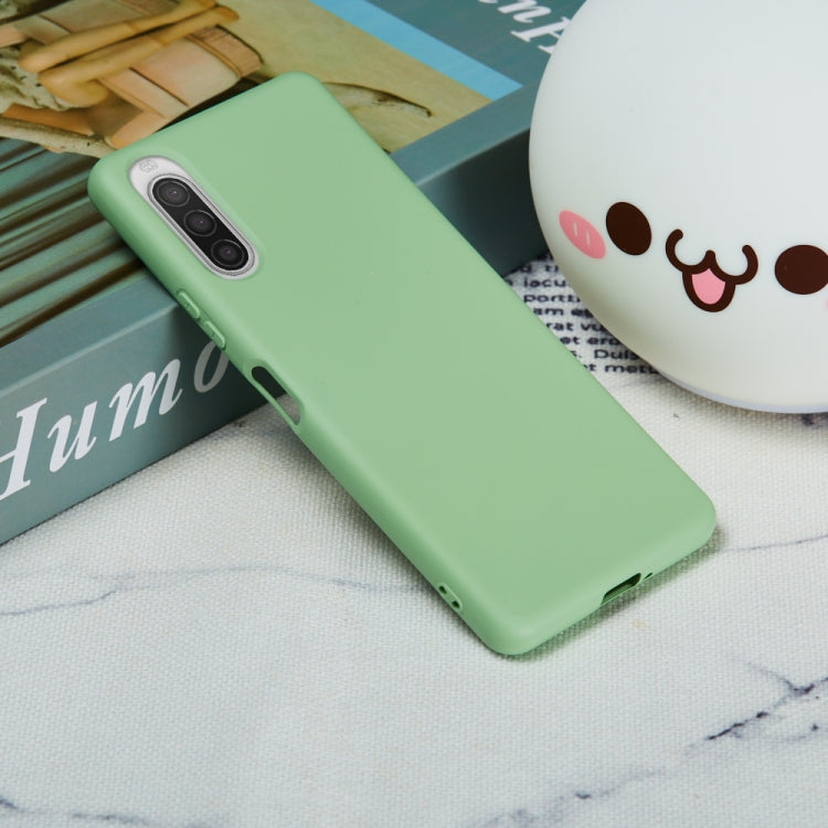 For Sony Xperia 10 II Solid Color Liquid Silicone Dropproof Full Coverage Protective Case(Green) - Sony Cases by PMC TechLife | Online Shopping South Africa | PMC TechLife | Buy Now Pay Later Mobicred