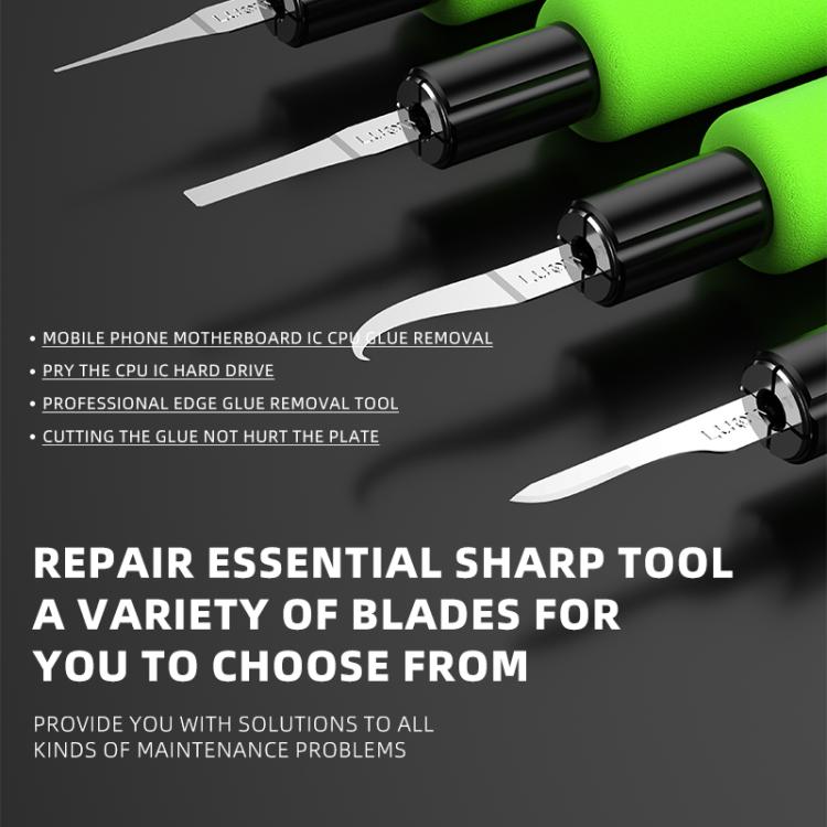 LUOWEI LW-K1 4 in 1 Motherboard CPU IC Glue Quicky Remove Maintenance Knife Set - free shipping - PMC TechLife - Order now!