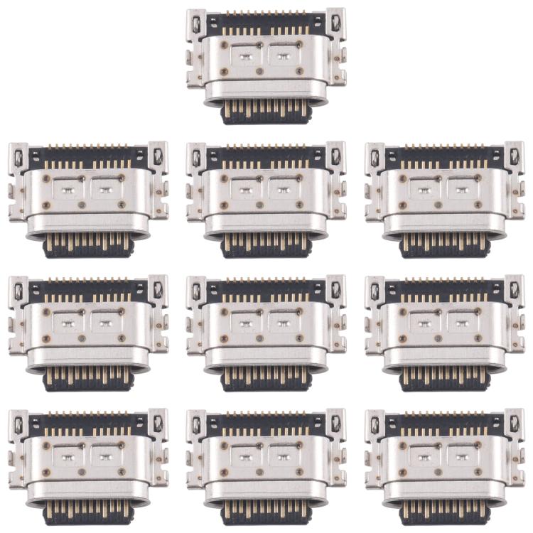 For Motorola Moto G200 10pcs Original Charging Port Connector - Others by PMc TechLife | Online Shopping South Africa | PMc TechLife | Buy Now Pay Later Mobicred
