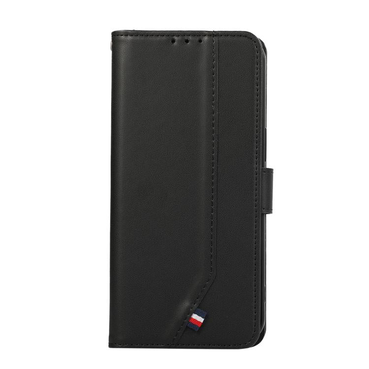 For iPhone 17 ABEEL Delicate Texture Splicing RFID Leather Phone Case(Black) - free shipping - PMc TechLife - Order now!
