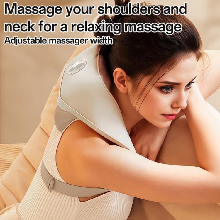 Yesido MG11 3 Modes Adjustable Width Neck and Shoulder Massager(White) - free shipping - PMC TechLife - Order now!