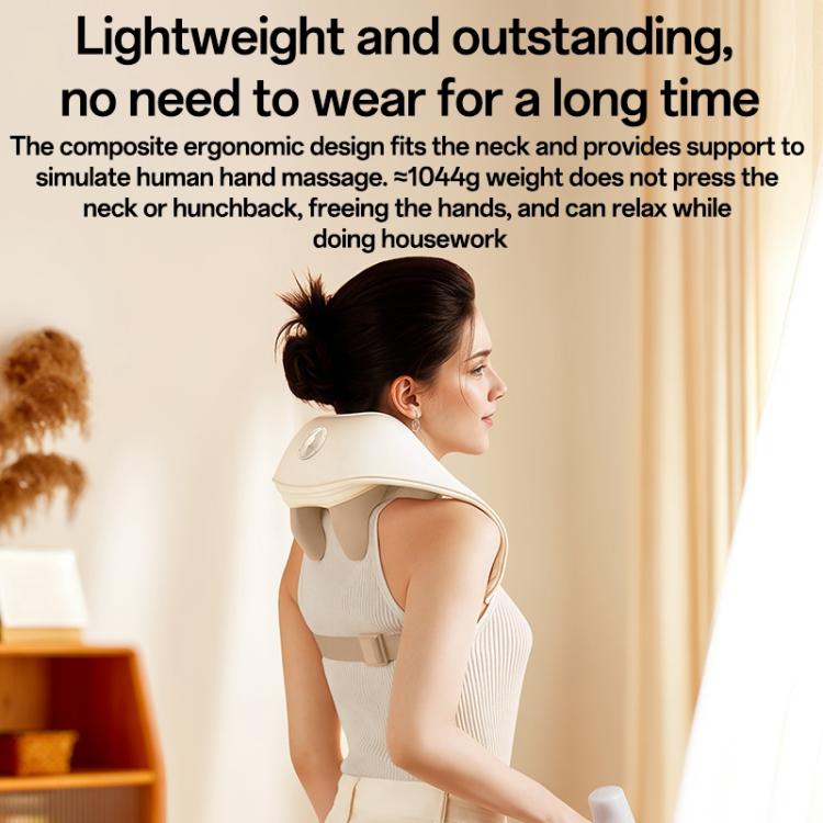 Yesido MG11 3 Modes Adjustable Width Neck and Shoulder Massager(White) - free shipping - PMC TechLife - Order now!
