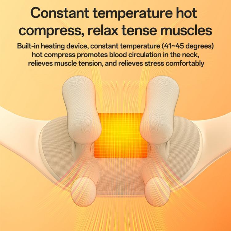 Yesido MG11 3 Modes Adjustable Width Neck and Shoulder Massager(White) - free shipping - PMC TechLife - Order now!