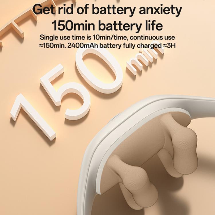 Yesido MG11 3 Modes Adjustable Width Neck and Shoulder Massager(White) - free shipping - PMC TechLife - Order now!