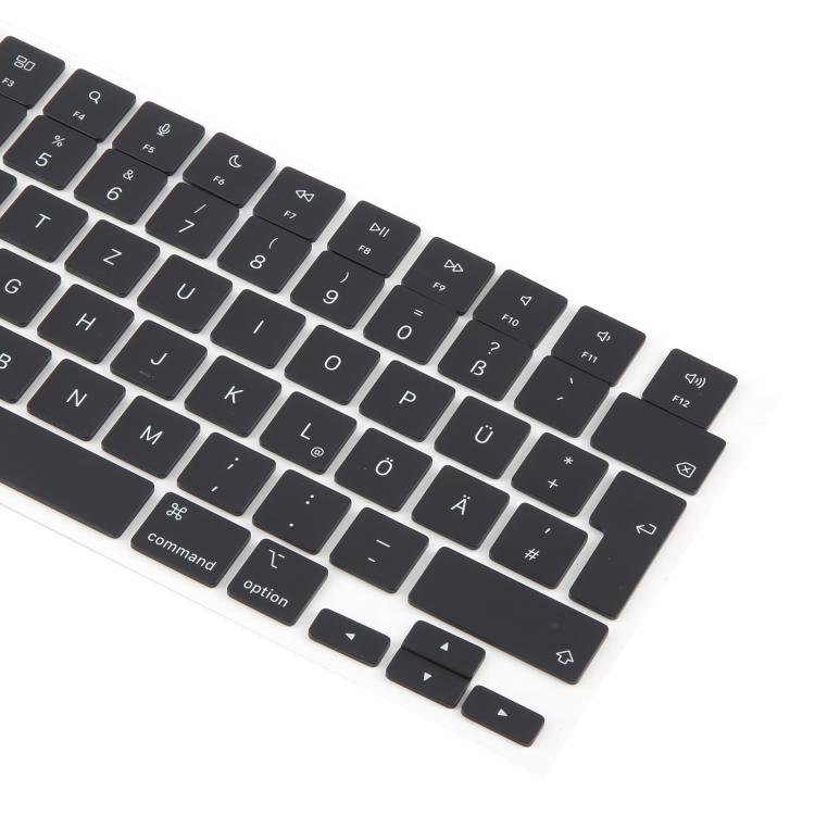 For MacBook A2681 A2941 A3113  A3114 10pcs UK Big Enter Version Keycaps, Language:German - free shipping - PMc TechLife - Order now!