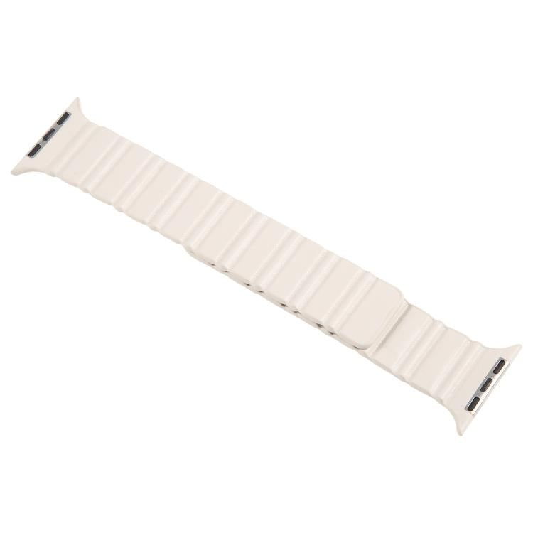 For Apple Watch 42mm / 41mm / 40mm / 38mm Magnetic PU Leather Watch Band(Bronzing) - Watch Bands by PMC TechLife | Online Shopping South Africa | PMC TechLife | Buy Now Pay Later Mobicred