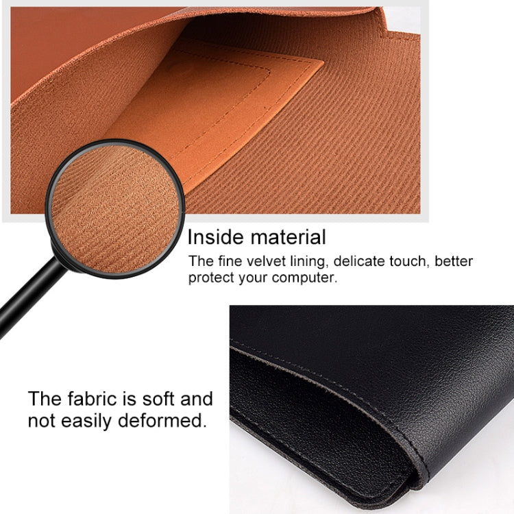 PU05 Sleeve Leather Case Carrying Bag for 13.3 inch Laptop(Green) - free shipping - PMC Jewellery - Order now!