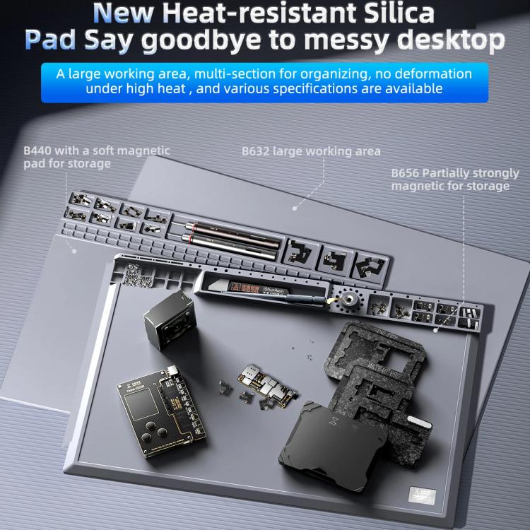 Mega-Idea B440 Desktop Insulation Heat-Resistant Silicone Pad - free shipping - PMC TechLife - Order now!