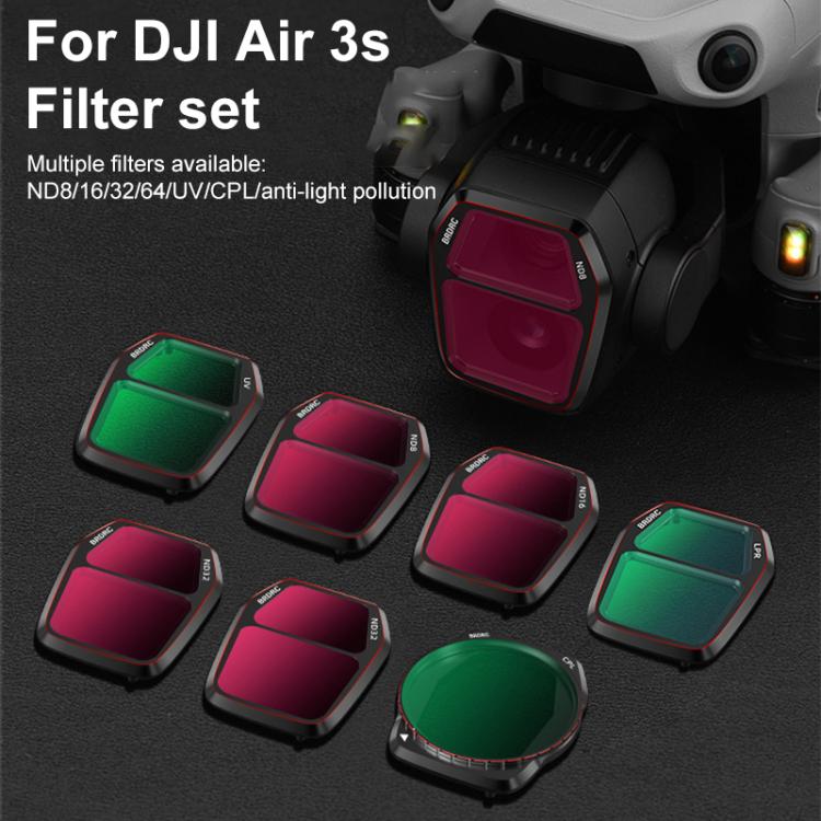 For DJI Air 3S BRDRC Camera Lens Filter, Filter:ND32 - free shipping - PMC TechLife - Order now!