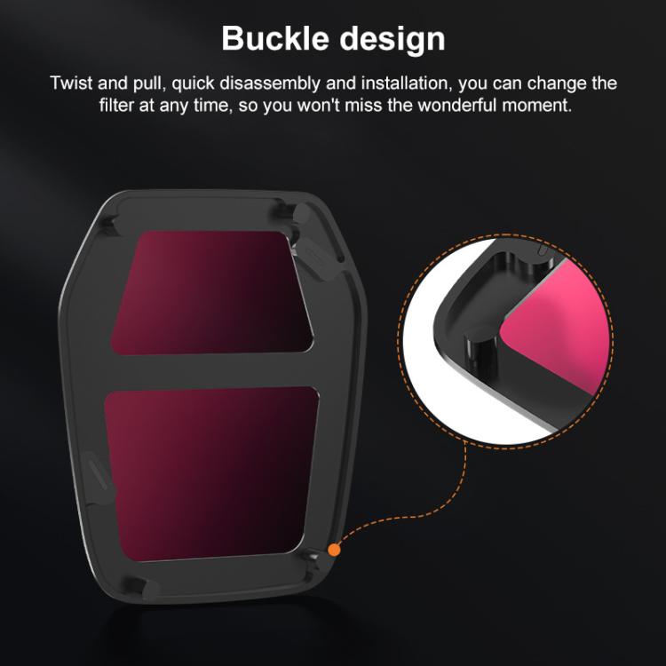 For DJI Air 3S BRDRC Camera Lens Filter, Filter:4 in 1 CPL ND16-64 - free shipping - PMC TechLife - Order now!