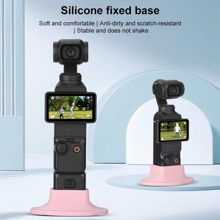 For DJI OSMO Pocket 3 BRDRC Silicone Desktop Base Bracket(Yellow) - free shipping - PMC TechLife - Order now!
