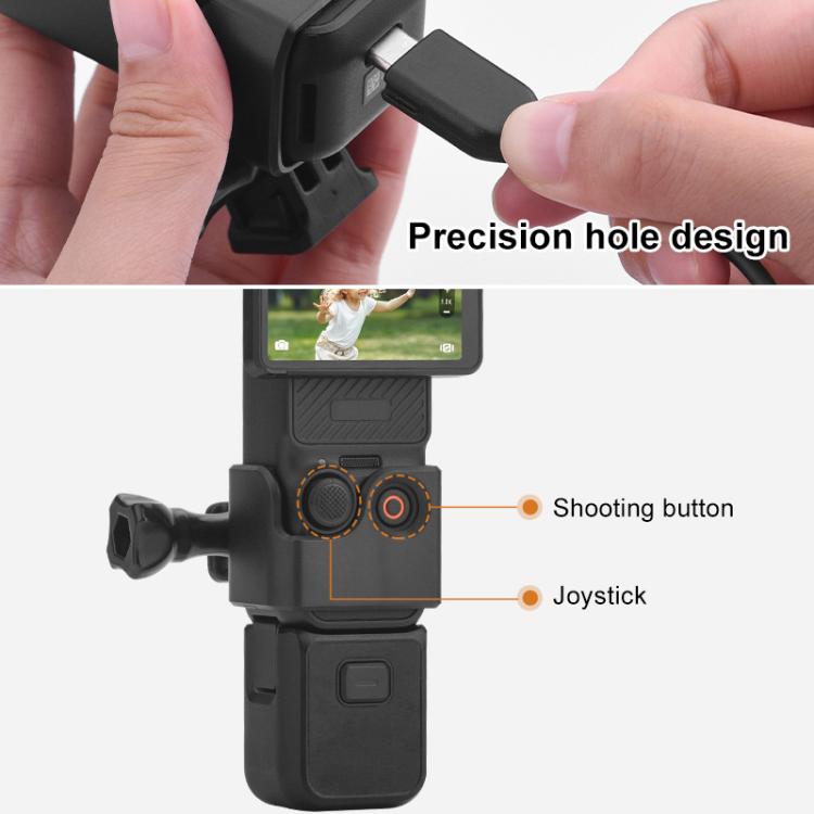 For DJI OSMO Pocket 3 BRDRC Protection Frame Adapter Base, Type:Frame + Head Strap - free shipping - PMC TechLife - Order now!