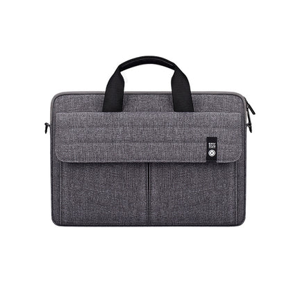 ST08 Handheld Briefcase Carrying Storage Bag without Shoulder Strap for 15.6 inch Laptop(Grey) - 15.6 - 17 inch by PMC Jewellery | Online Shopping South Africa | PMC Jewellery | Buy Now Pay Later Mobicred