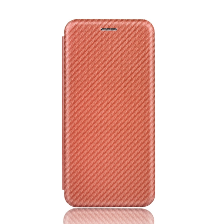 For Ulefone Note 9P Carbon Fiber Texture Horizontal Flip TPU + PC + PU Leather Case with Card Slot(Brown) - Ulefone Cases by PMC Jewellery | Online Shopping South Africa | PMC Jewellery | Buy Now Pay Later Mobicred
