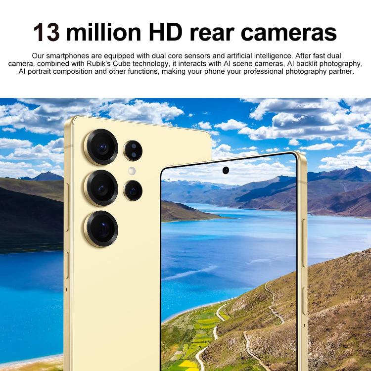 S25 Ultra / S11, 4GB+64GB, 6.75 inch Android 12 MTK6762 Octa Core, Network: 4G, Dual SIM, Plug:EU Plug(Blue) - free shipping - PMc TechLife - Order now!