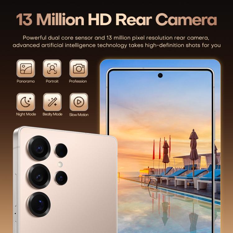 S25 Ultra / B9, 2GB+16GB, 6.75 inch Android 8.1 MTK6739 Quad Core, Network: 4G, Dual SIM, Plug:US Plug(Titanium Silver Blue) - free shipping - PMc TechLife - Order now!