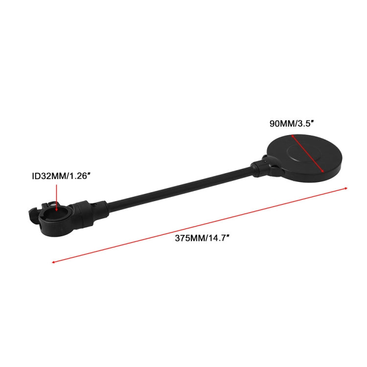 Pair Mountain Bike / Electric Motorcycle Multifunctional Adjustable Handlebar Rearview Mirror - Side Mirrors by PMC Jewellery | Online Shopping South Africa | PMC Jewellery | Buy Now Pay Later Mobicred