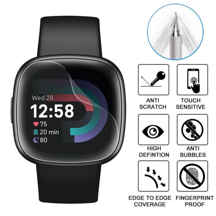 For Fitbit Versa 4 5pcs xDfind Soft Hydrogel Film Full Cover Front Protector - free shipping - PMc TechLife - Order now!