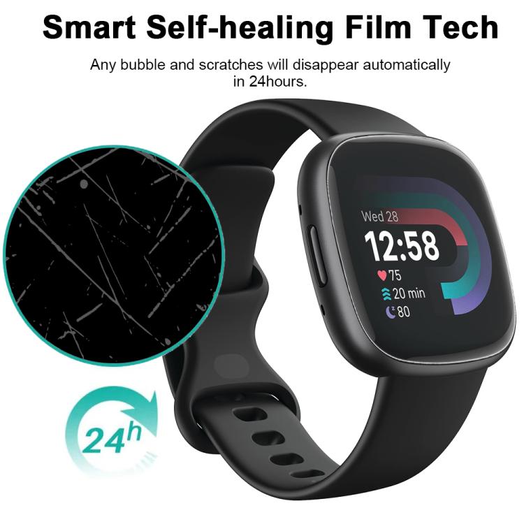 For Fitbit Versa 4 5pcs xDfind Soft Hydrogel Film Full Cover Front Protector - free shipping - PMc TechLife - Order now!
