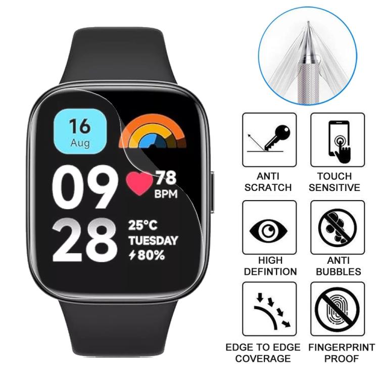 For Xiaomi Redmi Watch 3 Lite 5pcs xDfind Soft Hydrogel Film Full Cover Front Protector - free shipping - PMc TechLife - Order now!