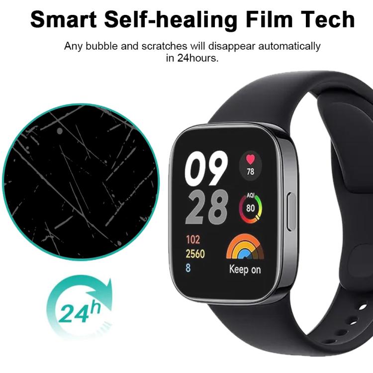For Xiaomi Redmi Watch 3 Lite 5pcs xDfind Soft Hydrogel Film Full Cover Front Protector - free shipping - PMc TechLife - Order now!