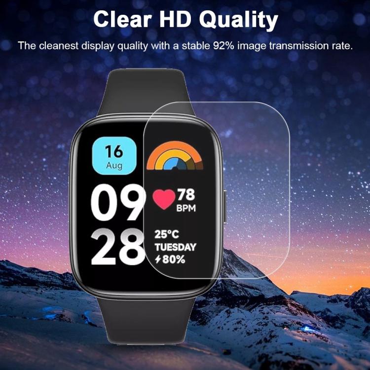 For Xiaomi Redmi Watch 3 Lite 5pcs xDfind Soft Hydrogel Film Full Cover Front Protector - free shipping - PMc TechLife - Order now!
