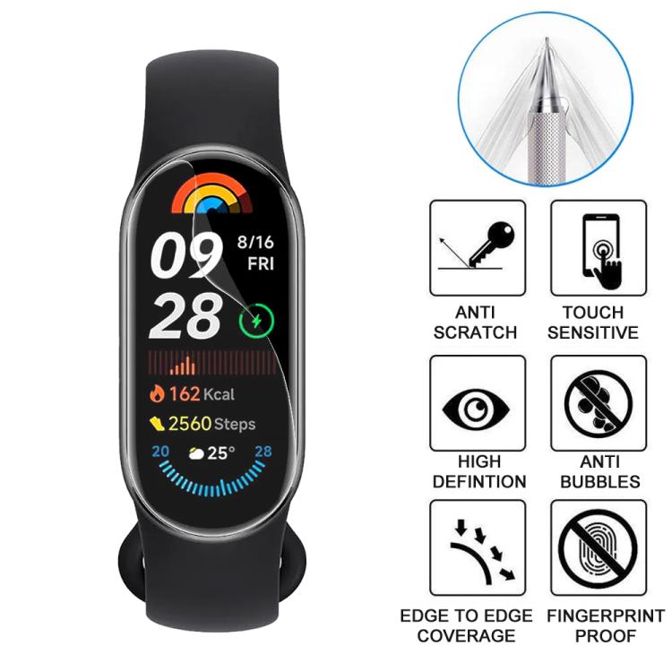 For Xiaomi Smart Band 9 5pcs xDfind Soft Hydrogel Film Full Cover Front Protector - free shipping - PMc TechLife - Order now!