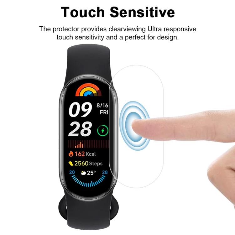 For Xiaomi Smart Band 9 5pcs xDfind Soft Hydrogel Film Full Cover Front Protector - free shipping - PMc TechLife - Order now!