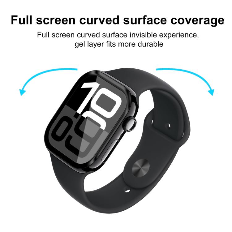 For Apple Watch Series 10 46mm 2pcs xDfind Curved 3D Composite Material Soft Film Screen Protector - free shipping - PMc TechLife - Order now!