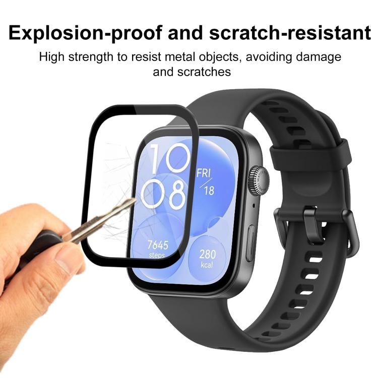 For Huawei Watch Fit 3 2pcs xDfind Curved 3D Composite Material Soft Film Screen Protector - free shipping - PMc TechLife - Order now!