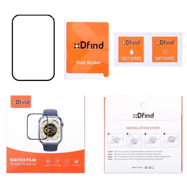 For Xiaomi Mi Band 7 Pro 2pcs xDfind Curved 3D Composite Material Soft Film Screen Protector - free shipping - PMc TechLife - Order now!