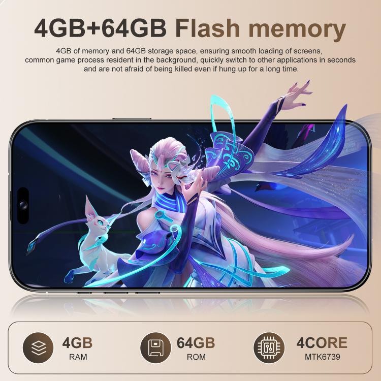 A16 Pro Max / PDA89-B, 4GB+64GB, 6.58 inch Android 10 MTK6739 Quad Core, Network: 4G, OTG, Dual SIM, Plug:UK Plug(White) - free shipping - PMc TechLife - Order now!