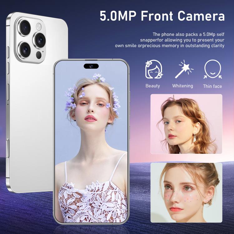 I16 Pro Max / RAi3, 3GB+64GB, 6.56 inch Android 10 MTK6739 Quad Core, Network: 4G, Dual SIM, Plug:AU Plug(White) - free shipping - PMc TechLife - Order now!