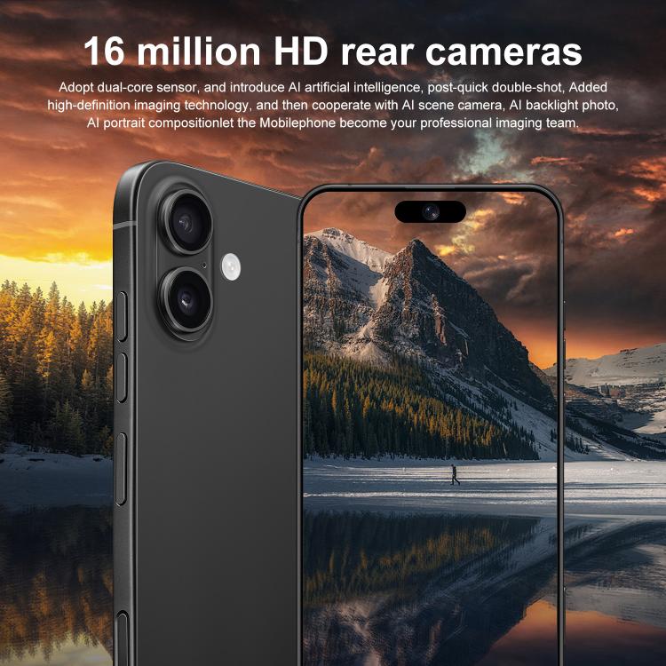I16 Plus / RAi5, 3GB+64GB, 6.56 inch Android 10 MTK6739 Quad Core, Network: 4G, Dual SIM, Plug:EU Plug(Blue) - free shipping - PMc TechLife - Order now!