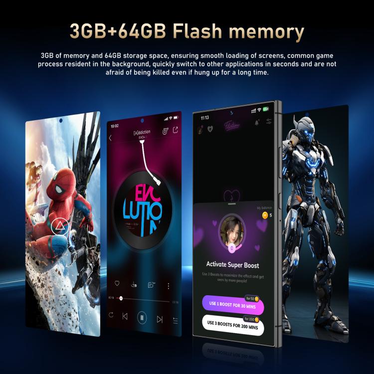 C24 Pro / S3-3, 3GB+64GB, 6.56 inch Android 10 MTK6739 Quad Core, Network: 4G, Dual SIM, Plug:AU Plug(Blue) - free shipping - PMc TechLife - Order now!