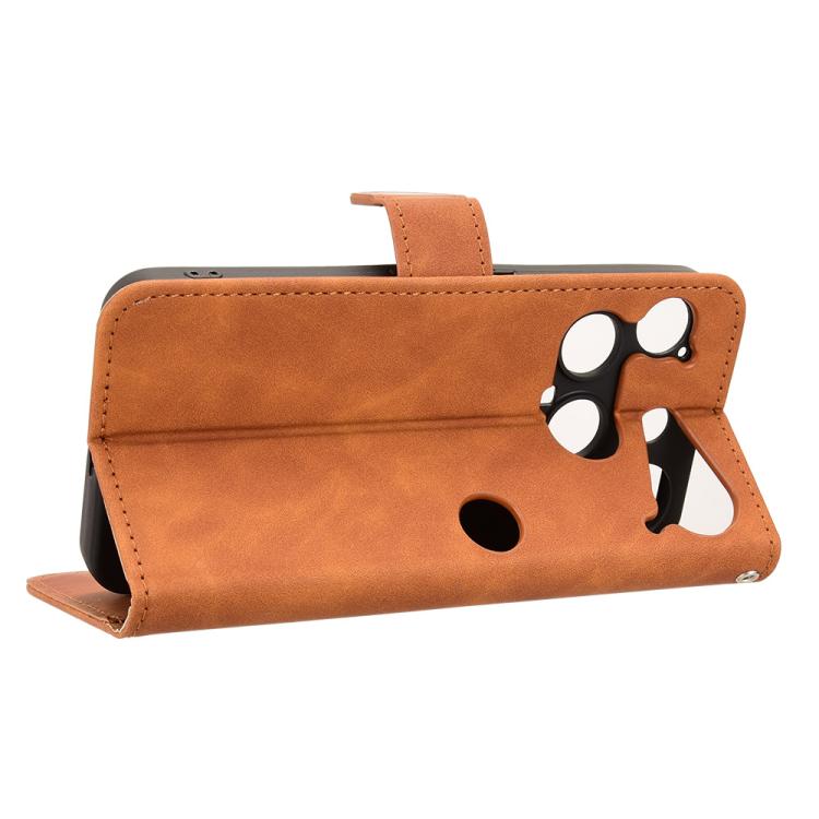 For Nothing Phone 3 Skin Feel Magnetic Flip Leather Phone Case(Brown) - free shipping - PMC TechLife - Order now!