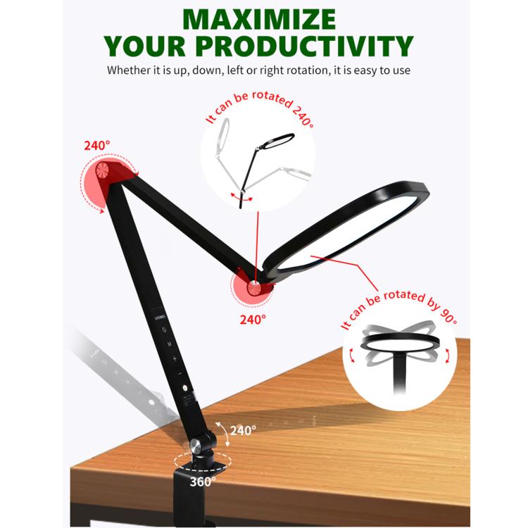 Kaisi LED35 Clip-Type Cantilever Support Fill Light - free shipping - PMC TechLife - Order now!