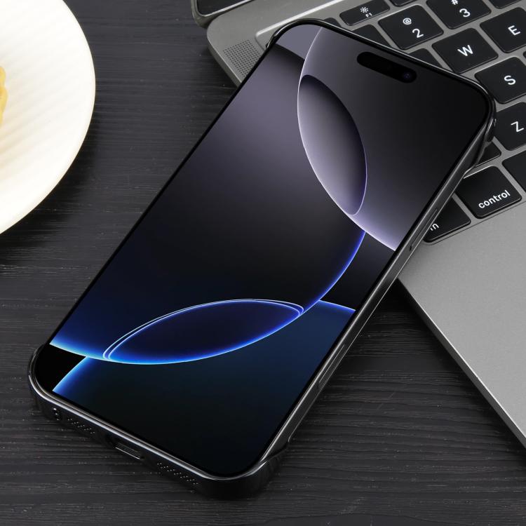 For iPhone 16e Electroplating Frameless Frosted Anti-Glare PC MagSafe Phone Case(Black) - free shipping - PMC TechLife - Order now!