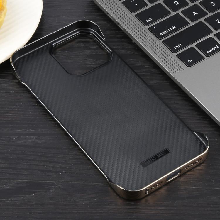 For iPhone 15 Plus / 14 Plus Electroplating Frameless Frosted Anti-Glare PC MagSafe Phone Case(Desert Gold) - free shipping - PMC TechLife - Order now!