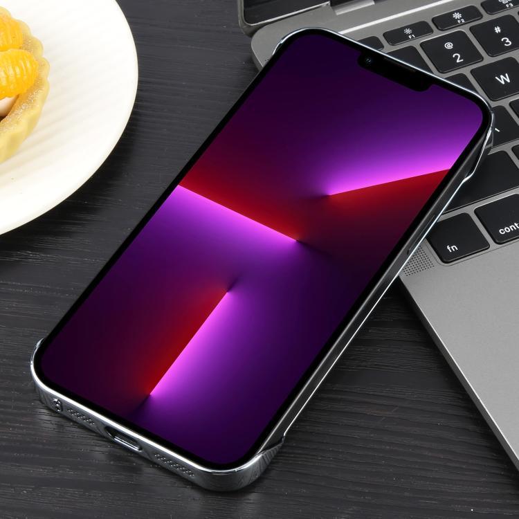 For iPhone 13 Pro Electroplating Frameless Frosted Anti-Glare PC MagSafe Phone Case(Silver White) - free shipping - PMC TechLife - Order now!