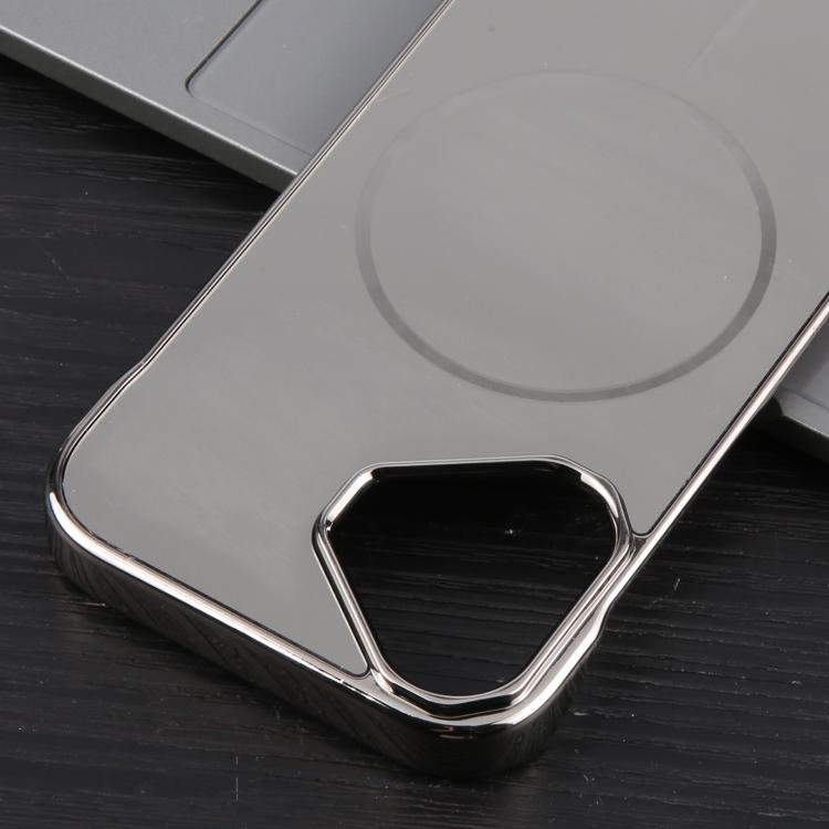 For iPhone 17 Electroplating Frameless Frosted Anti-Glare PC MagSafe Phone Case(Titanium Gray) - free shipping - PMC TechLife - Order now!