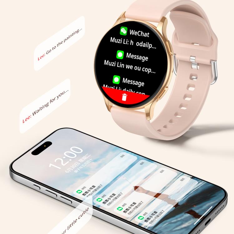 CY29 1.32 inch AMOLED Screen Female Smart Watch Supports COFIT APP(Black) - Smart Watches by PMC TechLife | Online Shopping South Africa | PMC TechLife | Buy Now Pay Later Mobicred