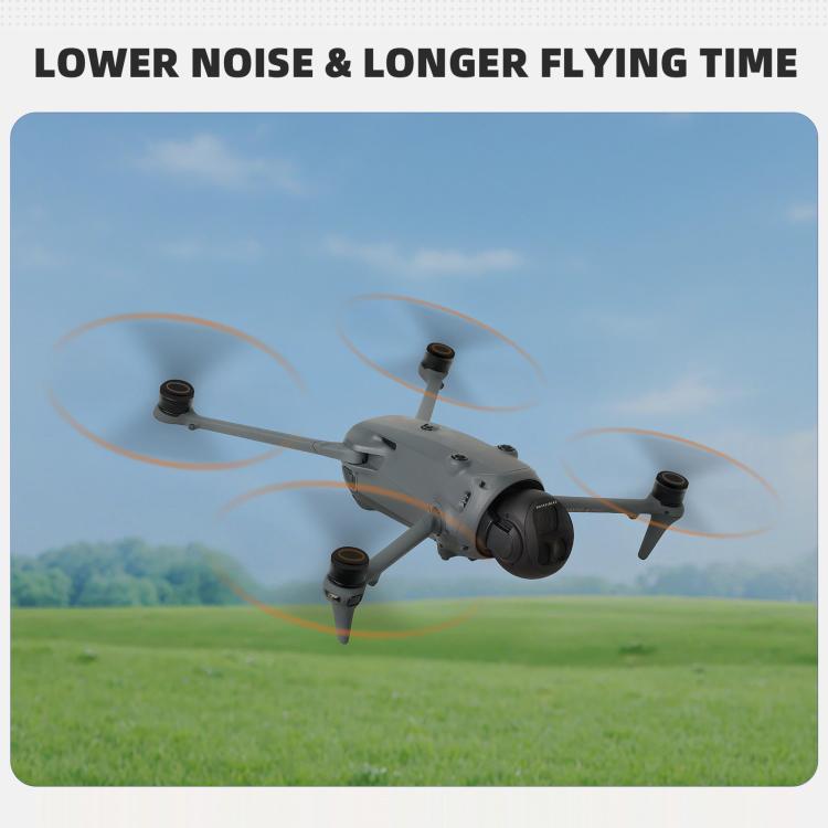 For DJI Mavic 4 Pro Sunnylife 1158F Quick-Release Propellers Blades, Type:Two Pairs(Orange Tip) - free shipping - PMC TechLife - Order now!